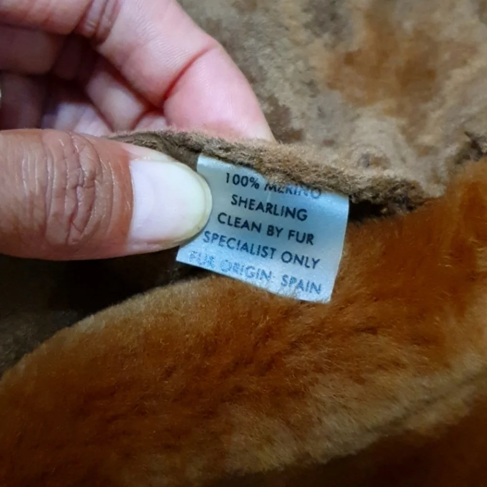Michael Kors 100% Merino Shearling Trench Coat